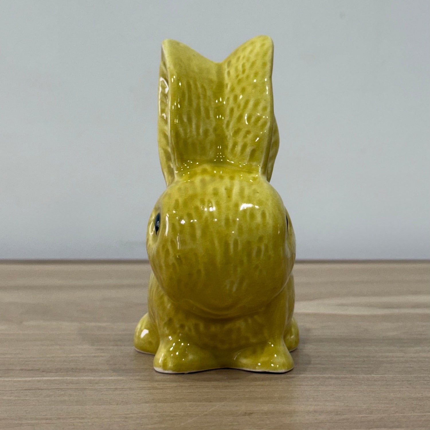 Vintage Sylvac Pottery Rabbit Figurine Model 1067 Yellow Green Glaze England