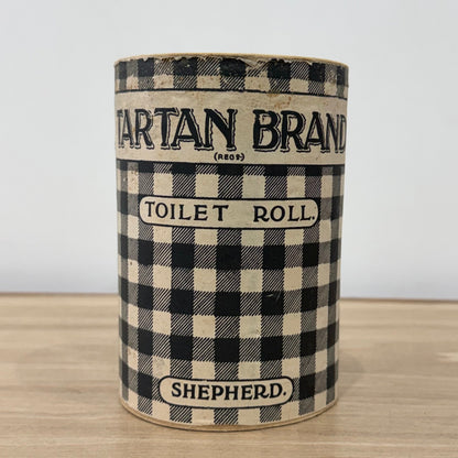 Vintage Tartan Brand Toilet Roll Shepherd Scottish Advertising Wrapper
