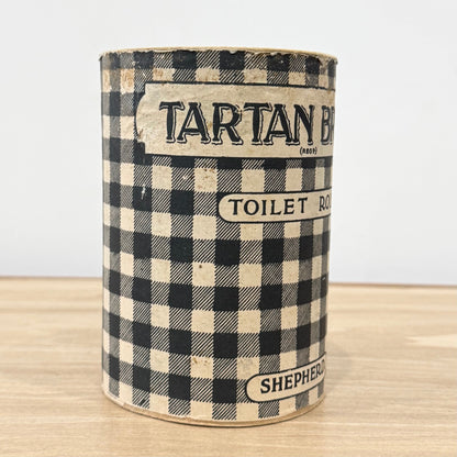 Vintage Tartan Brand Toilet Roll Shepherd Scottish Advertising Wrapper