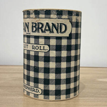 Vintage Tartan Brand Toilet Roll Shepherd Scottish Advertising Wrapper