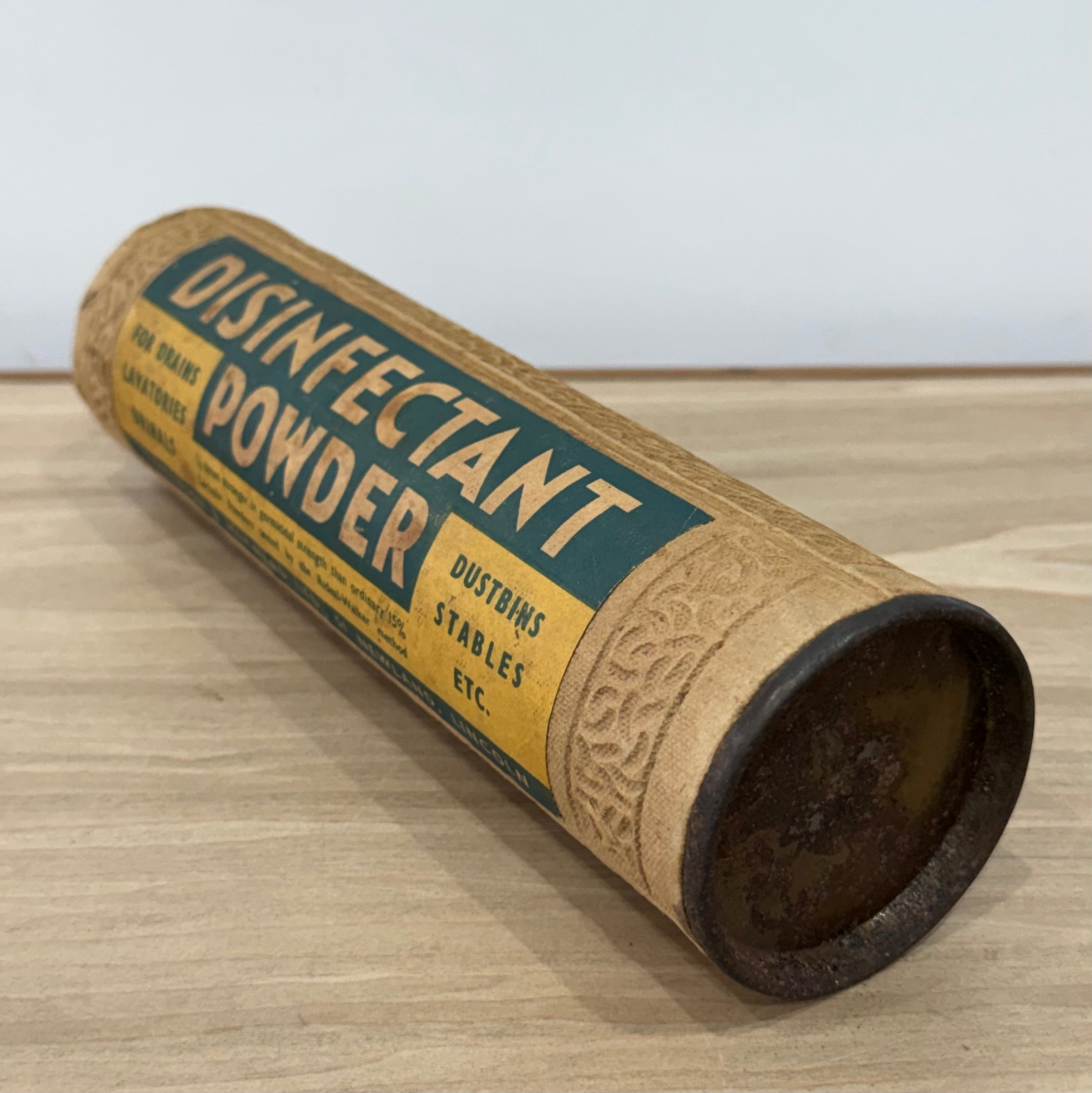 Vintage Disinfectant Powder Shaker Tomlinson &amp; Hayward Lincoln