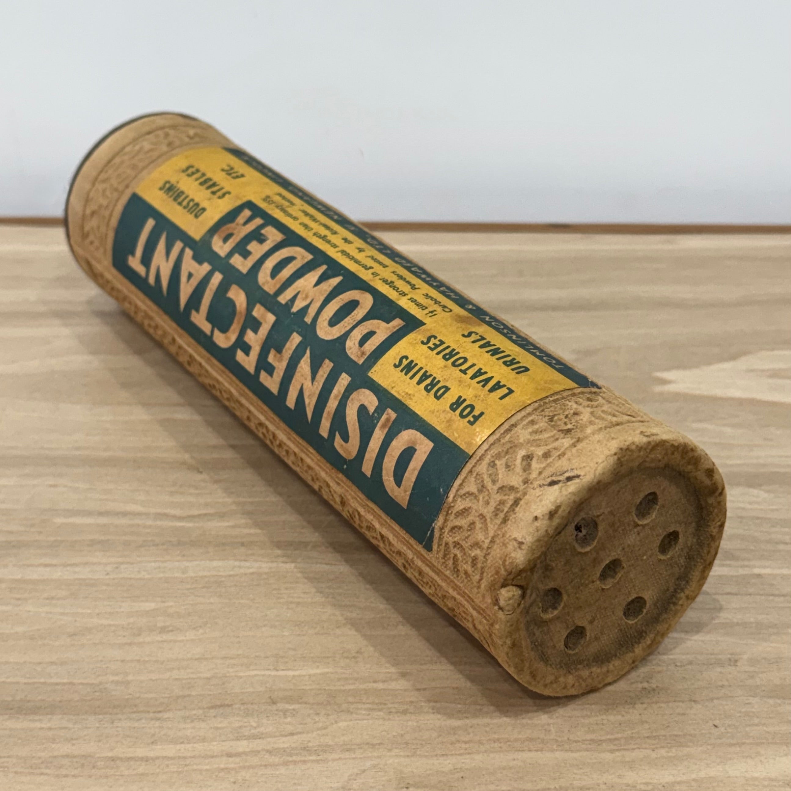Vintage Disinfectant Powder Shaker Tomlinson &amp; Hayward Lincoln