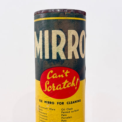 Vintage Mirro “Can’t Scratch” Cleanser Tin Thomas Hedley Newcastle