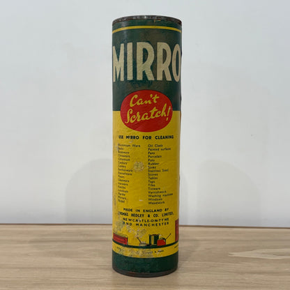 Vintage Mirro “Can’t Scratch” Cleanser Tin Thomas Hedley Newcastle