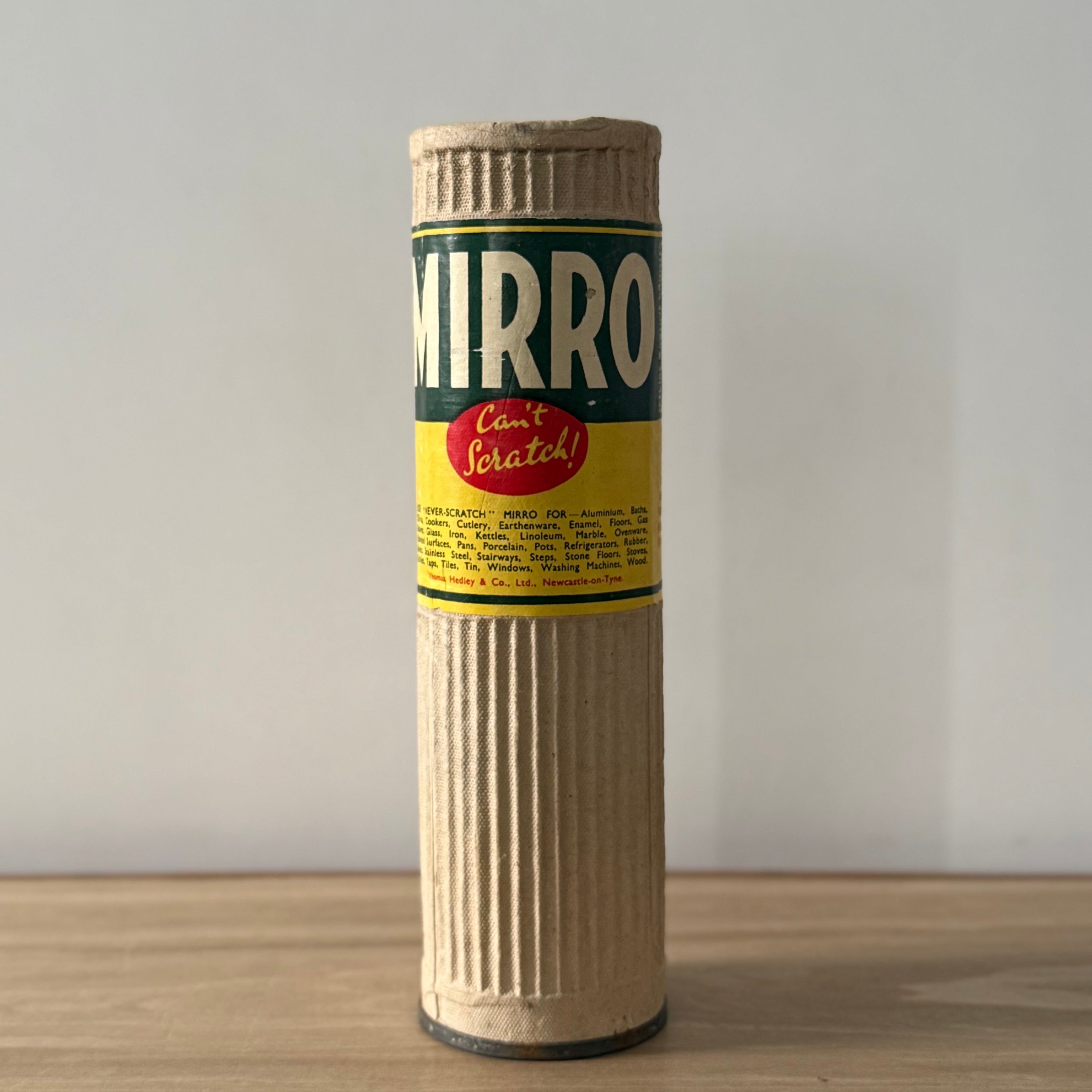 WWII Vintage Mirro Cleanser Special Wartime Canister