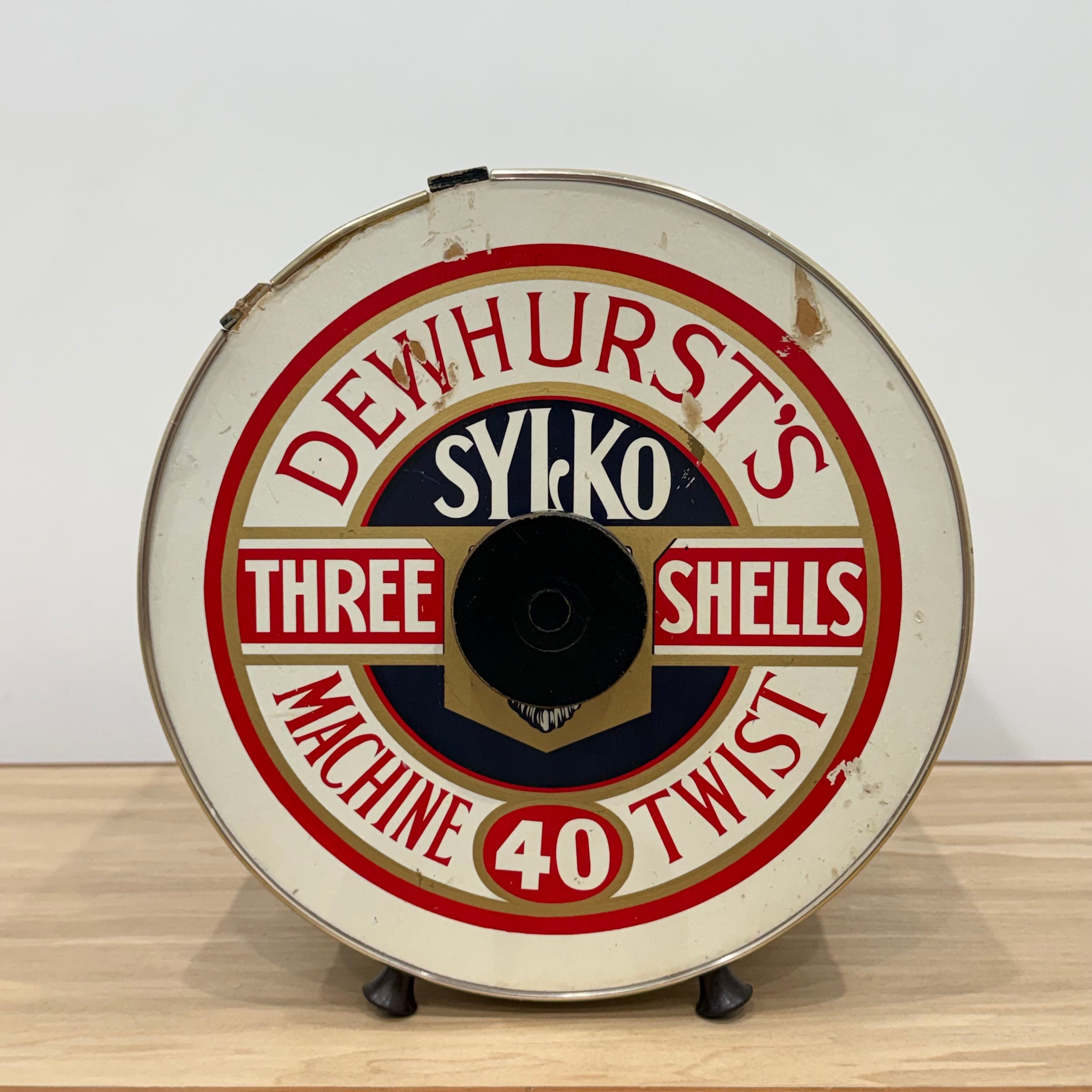 Vintage Dewhurst’s Sylko Rotating Thread Shop Display Carousel 350 Colours