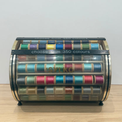 Vintage Dewhurst’s Sylko Rotating Thread Shop Display Carousel 350 Colours