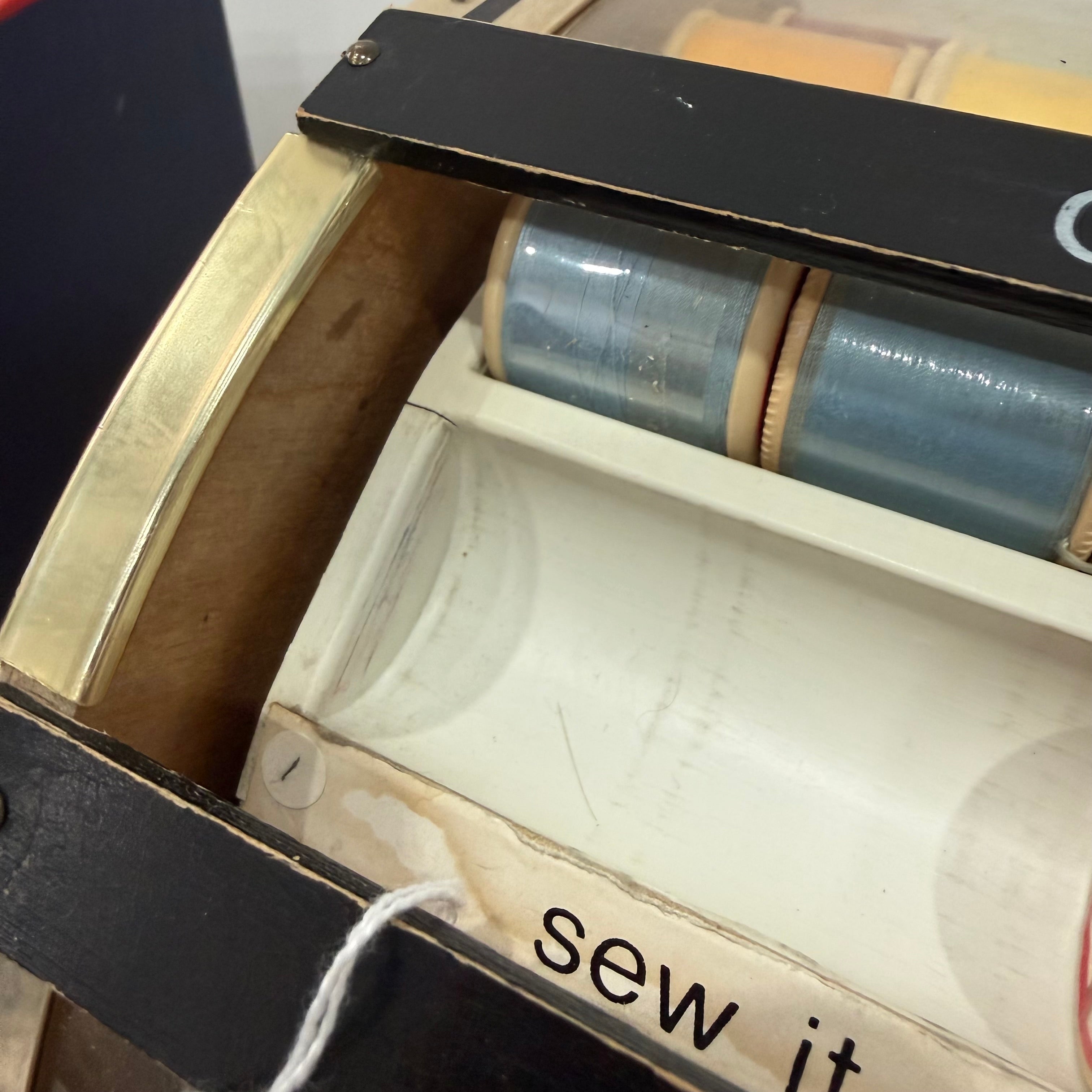 Vintage Dewhurst’s Sylko Rotating Thread Shop Display Carousel 350 Colours