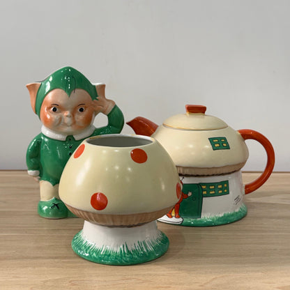 Shelley Boo Boo Tea Set Mabel Lucie Attwell Teapot Elf Sugar Bowl