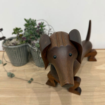 Kay Bojesen Dachshund Wooden Dog Denmark Mid Century 33cm