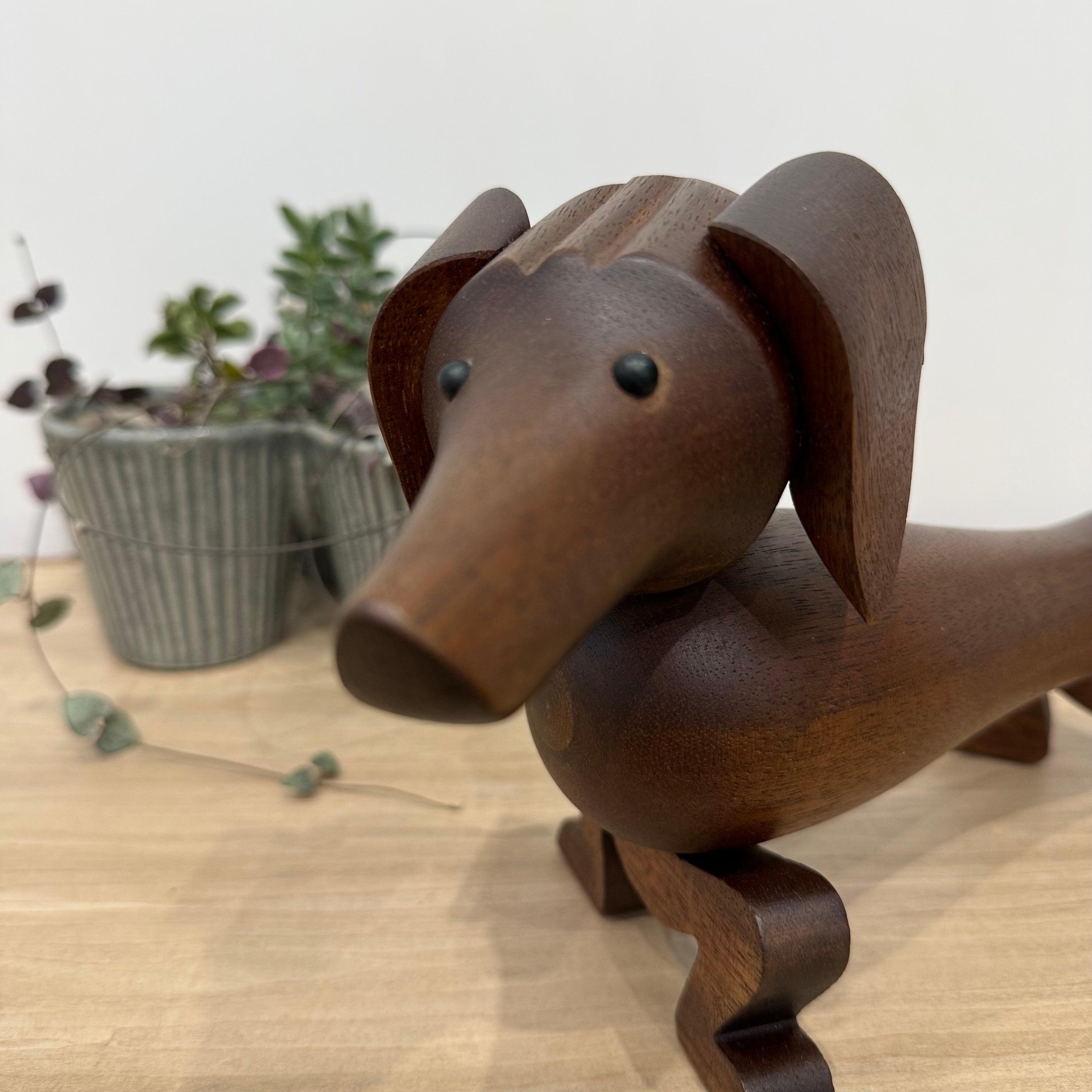 Kay Bojesen Dachshund Wooden Dog Denmark Mid Century 33cm