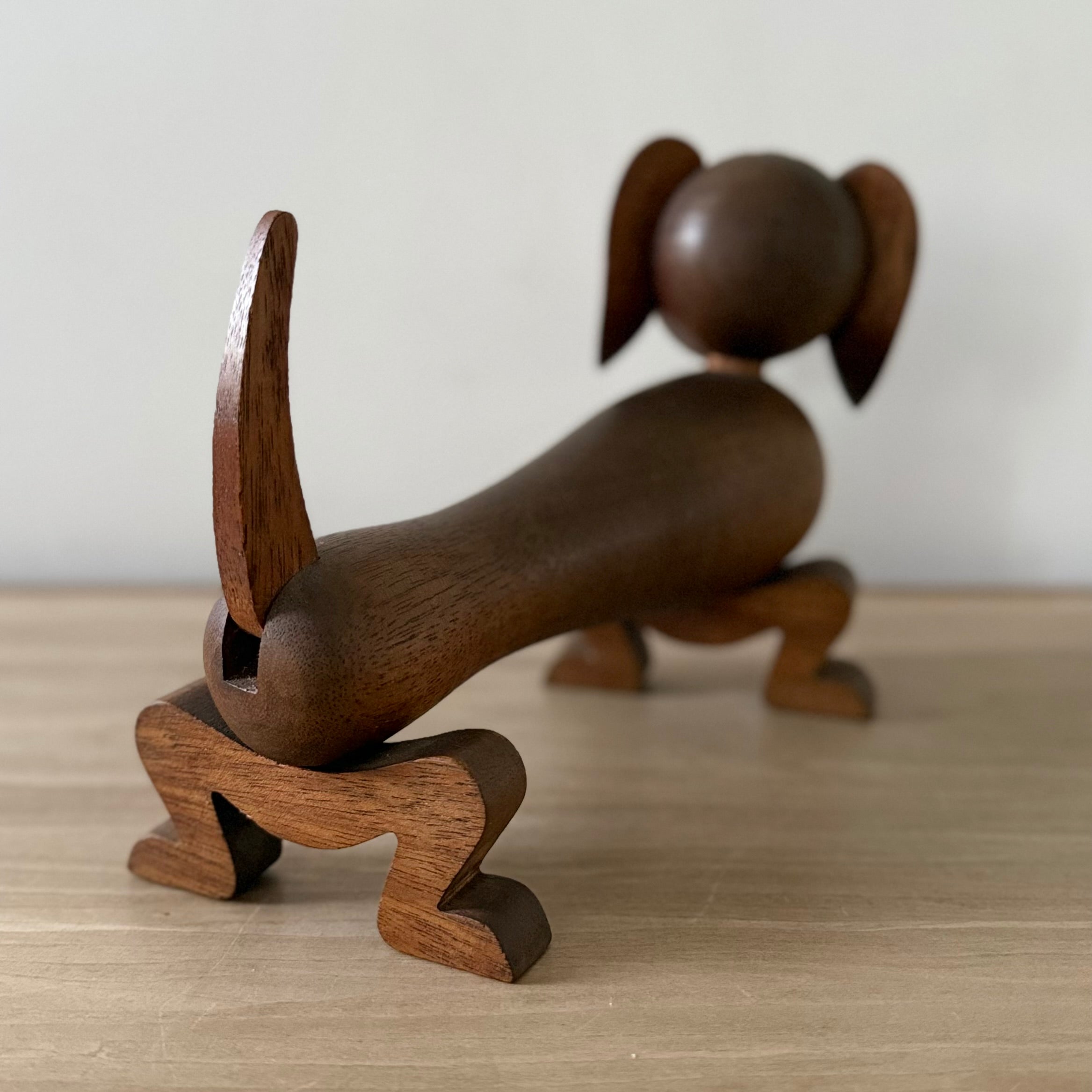 Kay Bojesen Dachshund Wooden Dog Denmark Mid Century 33cm