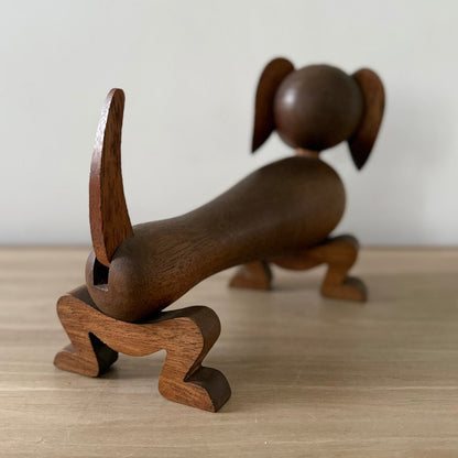 Kay Bojesen Dachshund Wooden Dog Denmark Mid Century 33cm