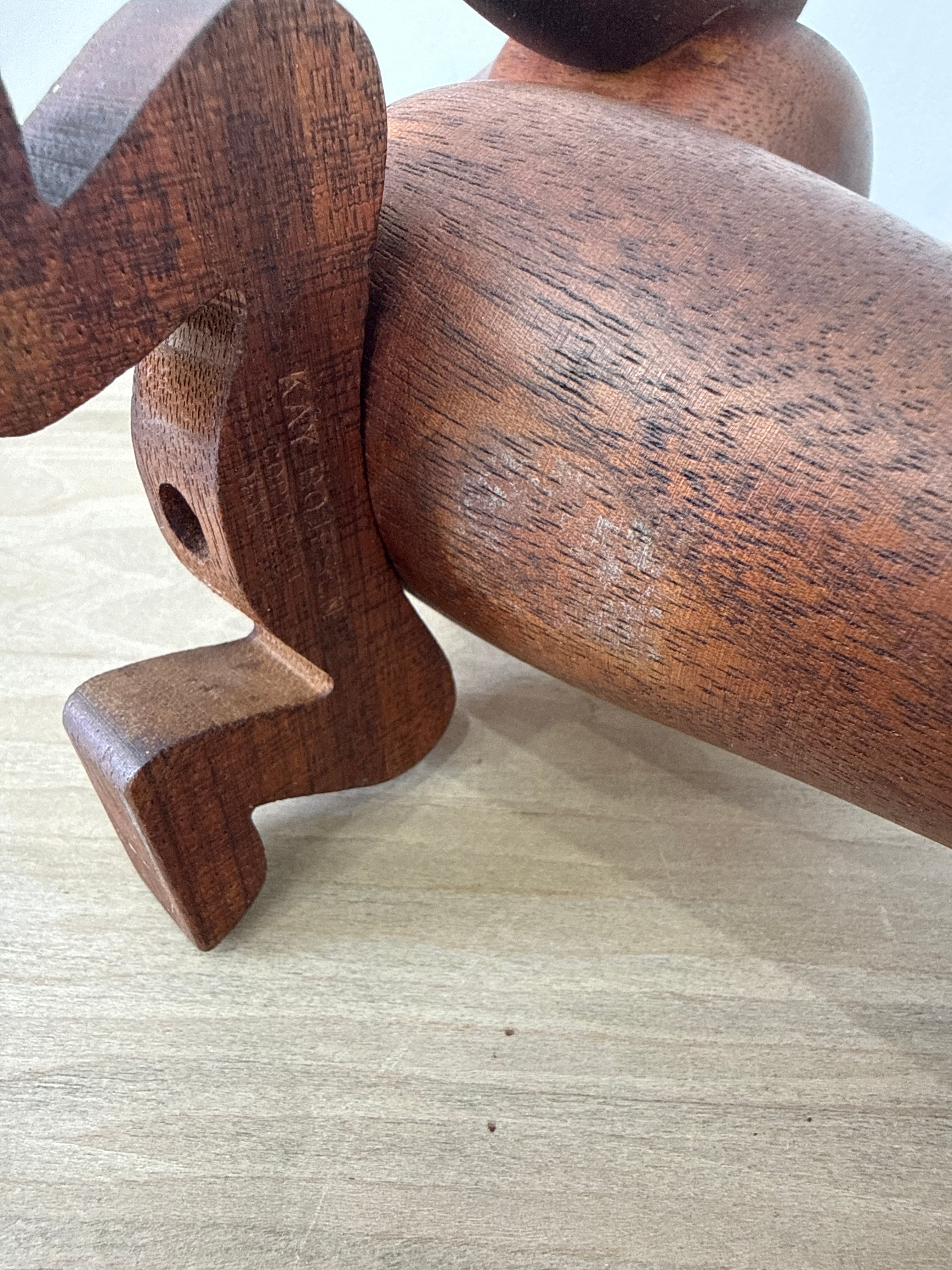 Kay Bojesen Dachshund Wooden Dog Denmark Mid Century 33cm