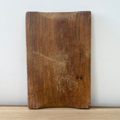 Vintage Wooden Cheese Board Carved “Cheese” Rustic Kitchenalia