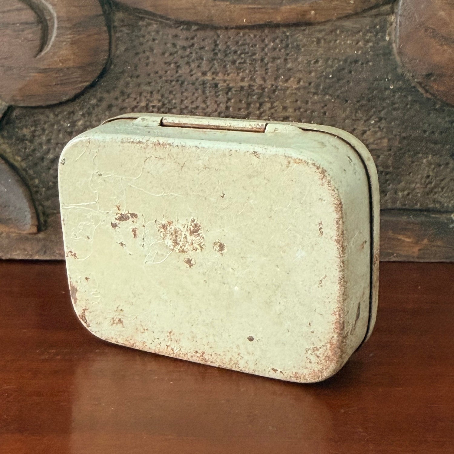 Vintage Iodine Swabs Tin Handy Pad Supply Co Medical Kit