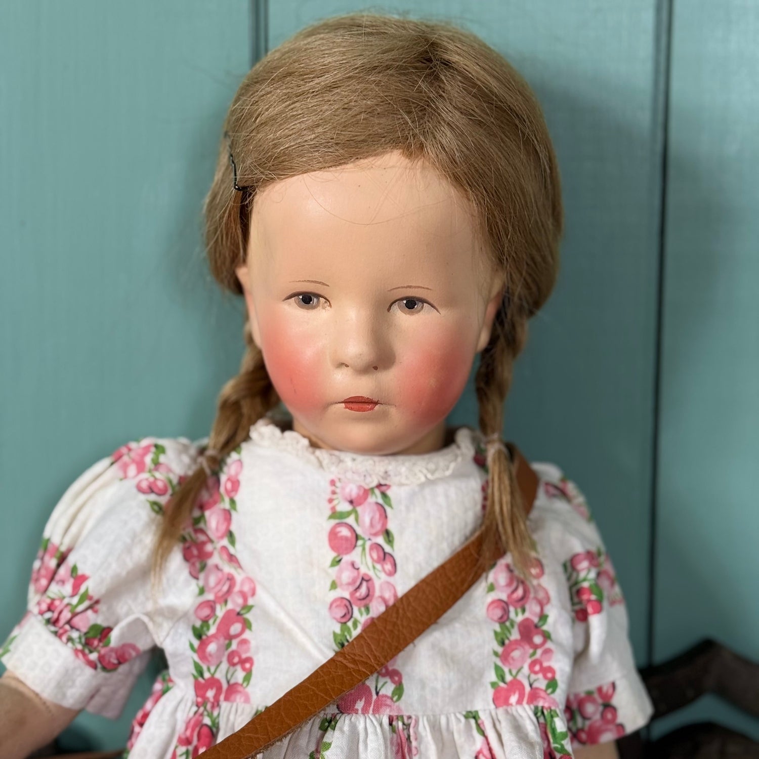 Vintage Käthe Kruse Doll 1779 Plastic Head Cloth Body 50cm