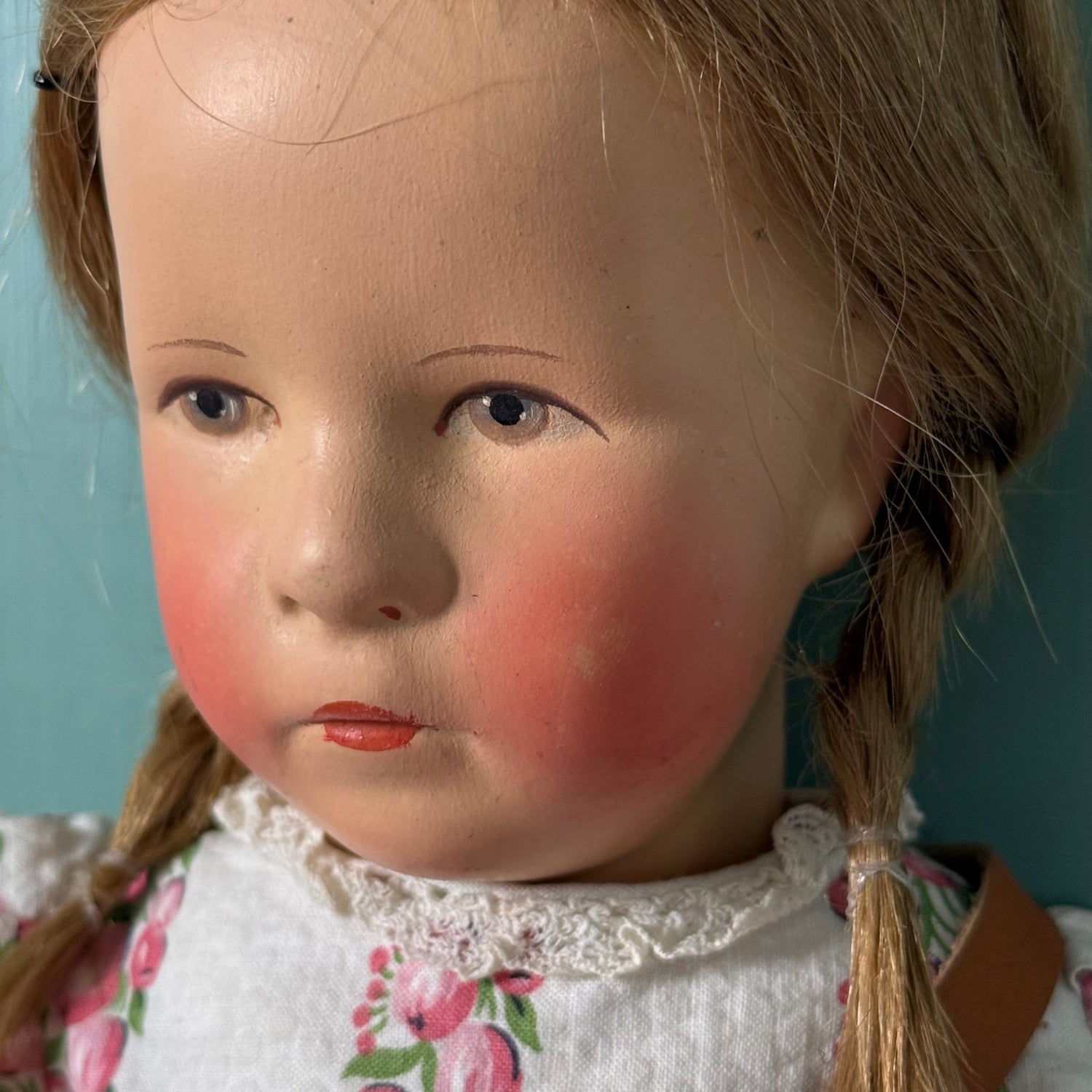 Vintage Käthe Kruse Doll 1779 Plastic Head Cloth Body 50cm