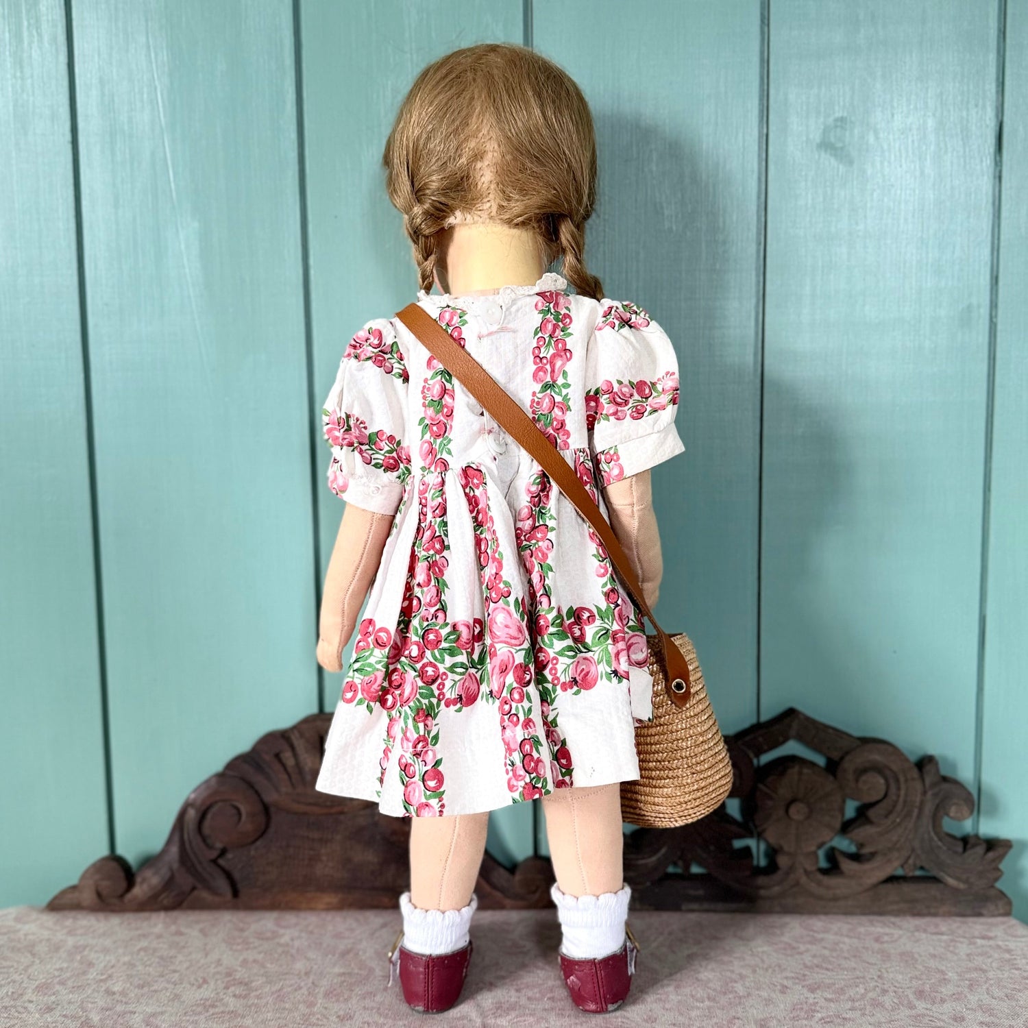 Vintage Käthe Kruse Doll 1779 Plastic Head Cloth Body 50cm