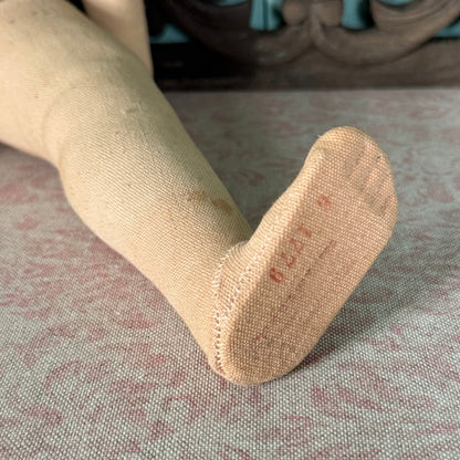 Vintage Käthe Kruse Doll 1779 Plastic Head Cloth Body 50cm
