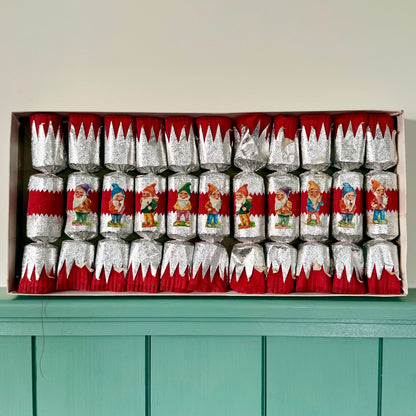 Vintage Mid Century Jack Frost Christmas Crackers Box