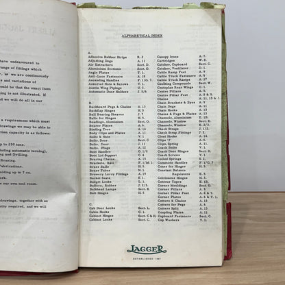 Albert Jagger Vehicle Body Fittings Catalogue 1973 Commercial Parts