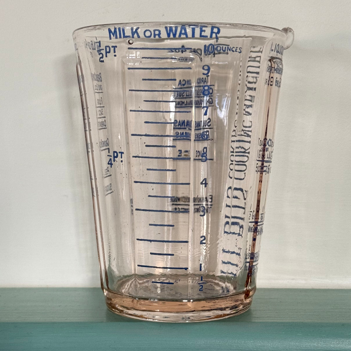 Antique Tit-Bits Do-Well Glass Cooking Measure – c.1920s