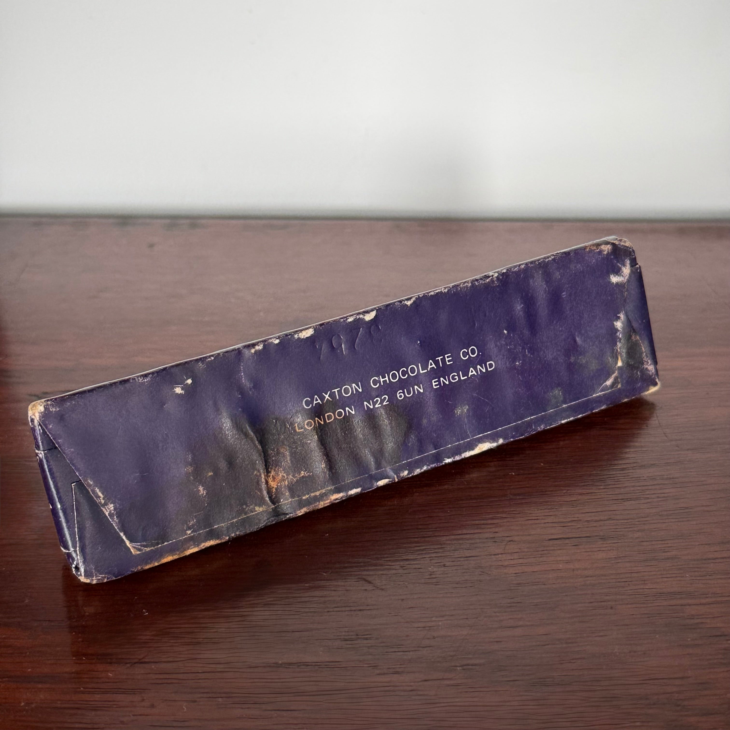 Vintage Caxton Milk Chocolate Bar 60g Full Unopened Wrapper
