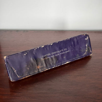 Vintage Caxton Milk Chocolate Bar 60g Full Unopened Wrapper