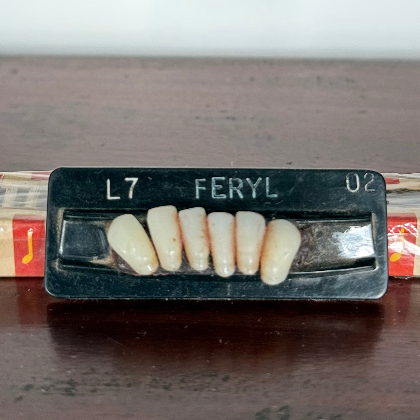 Vintage Dental Advertising Lot Colgate Gibbs False Teeth Toothbrush