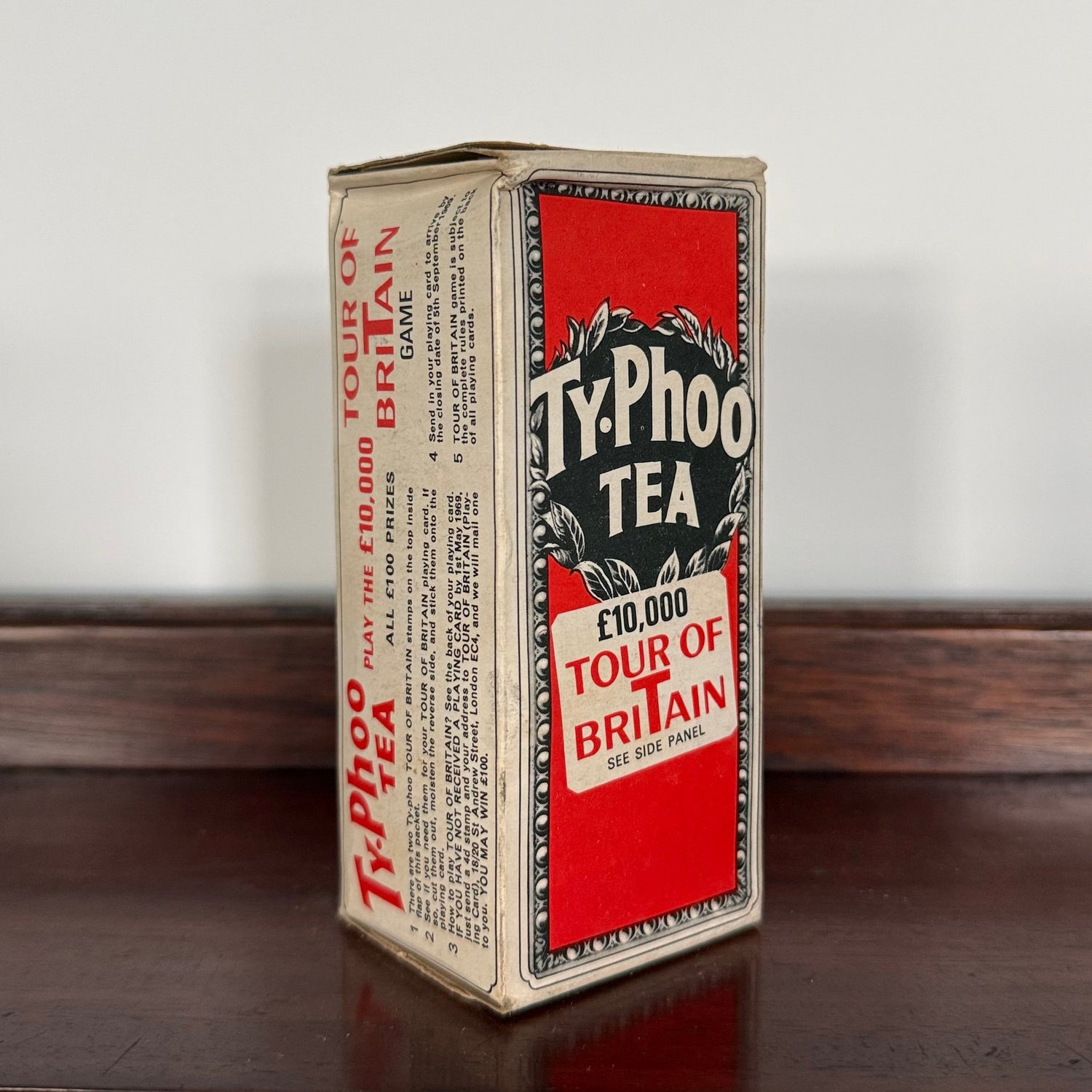 Vintage Typhoo Tea Tour Of Britain Mike Summerbee Unopened Packet