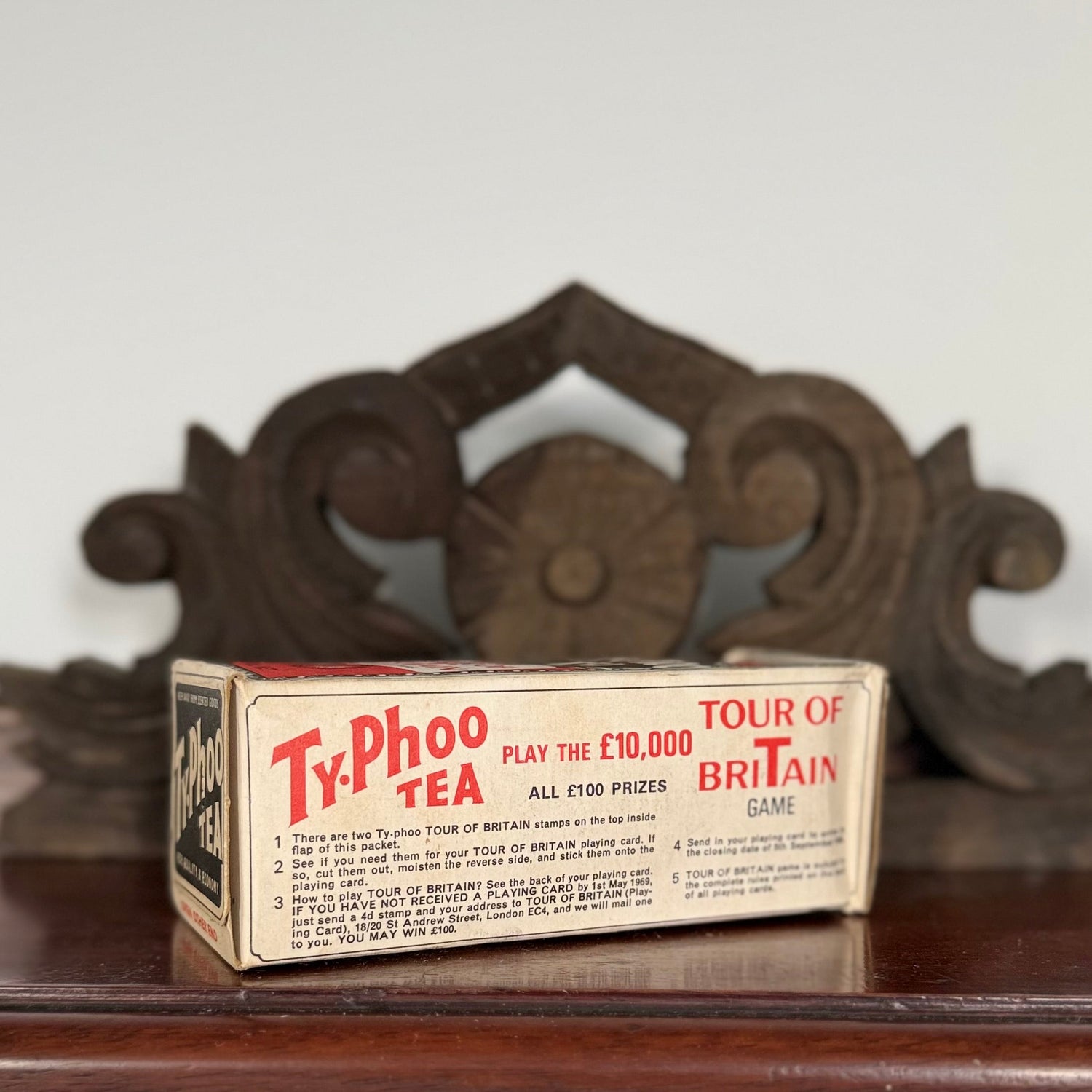 Vintage Typhoo Tea Tour Of Britain Mike Summerbee Unopened Packet
