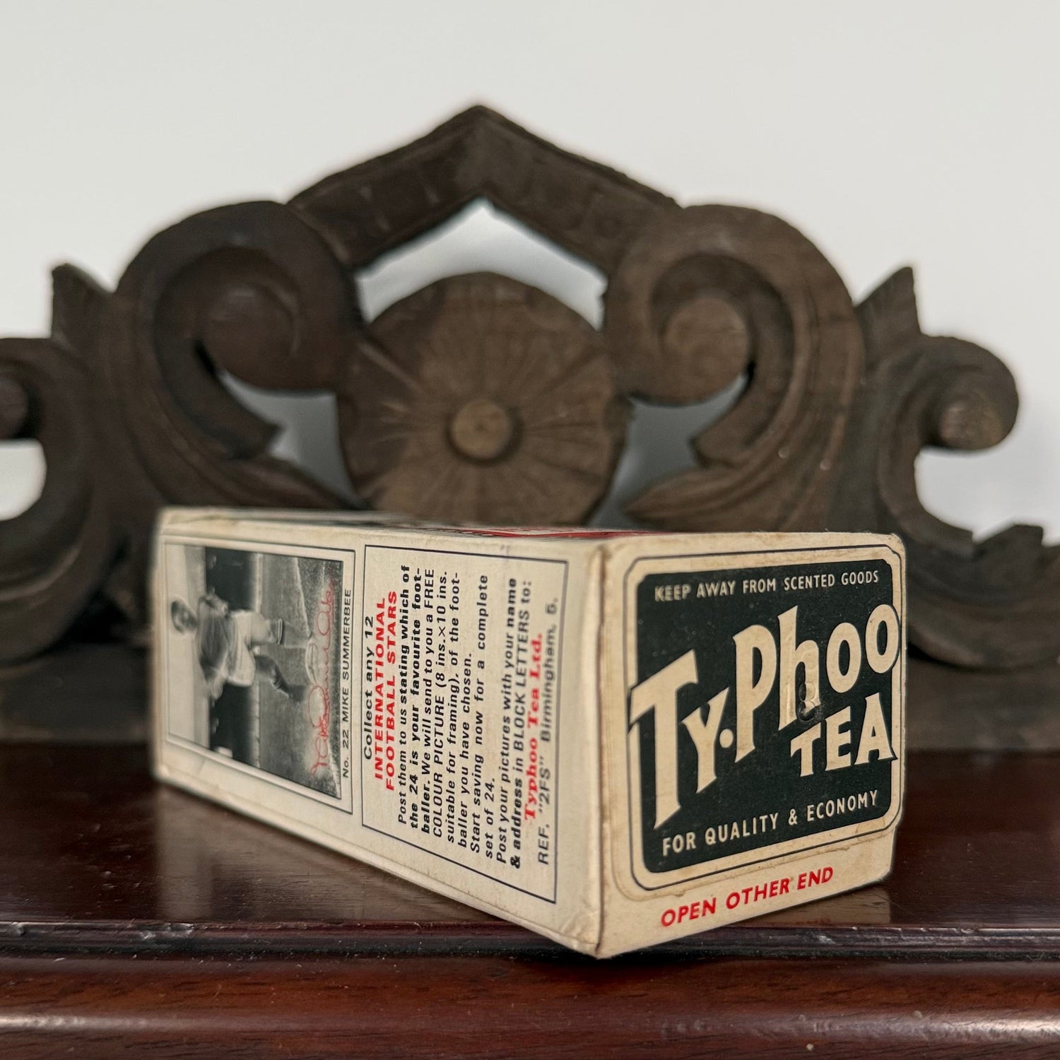 Vintage Typhoo Tea Tour Of Britain Mike Summerbee Unopened Packet