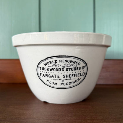 Vintage Tuckwood’s Stores Sheffield Plum Pudding Bowl
