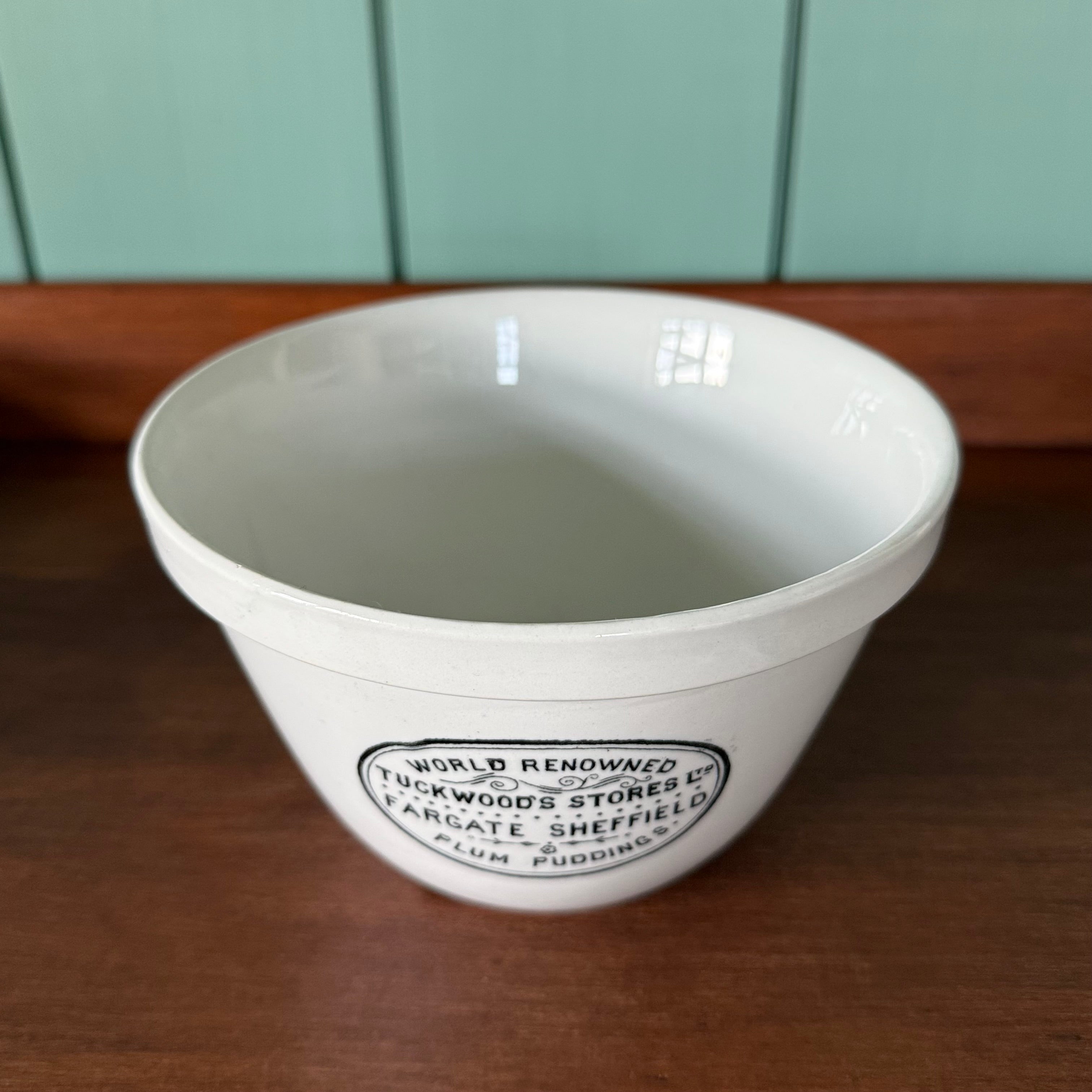 Vintage Tuckwood’s Stores Sheffield Plum Pudding Bowl