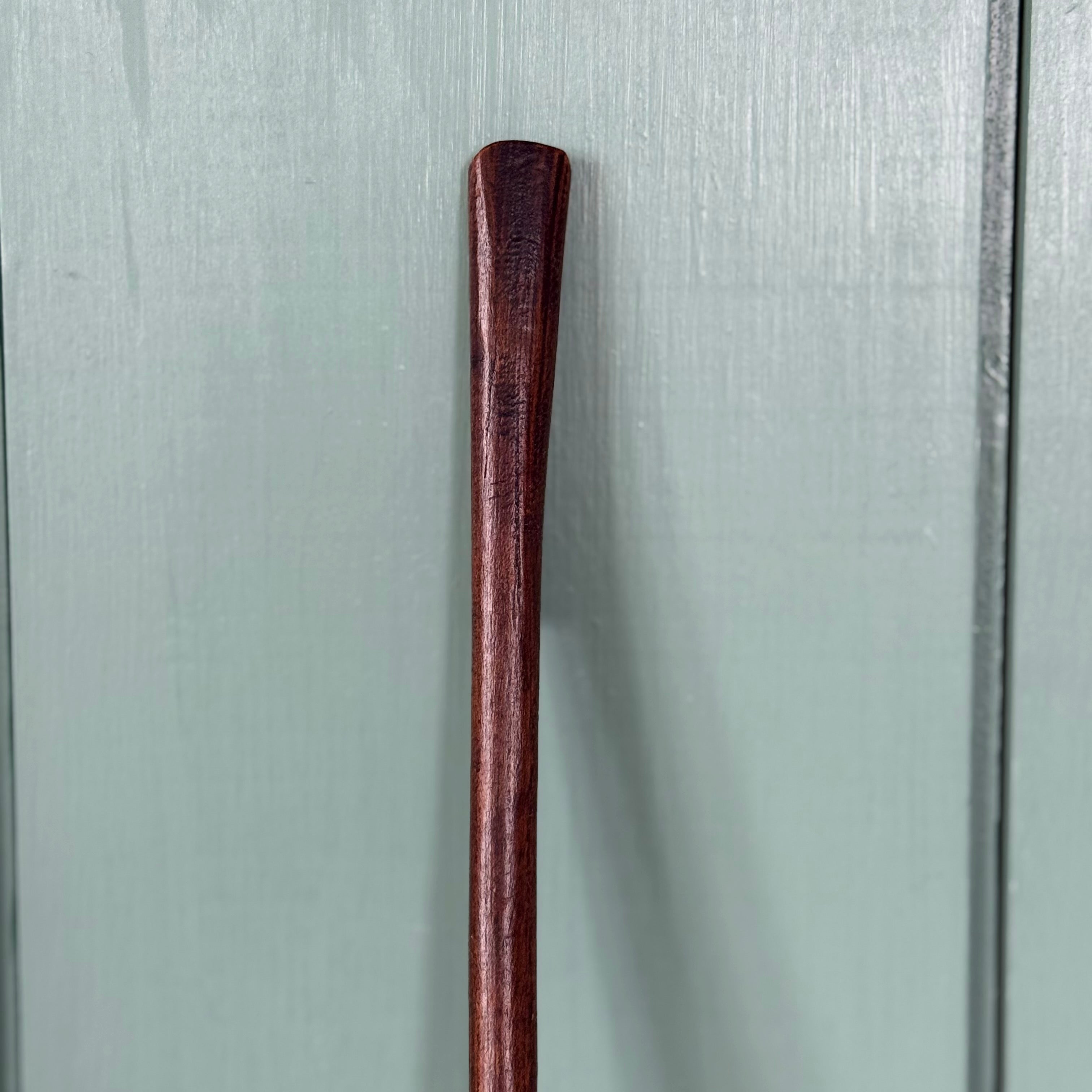 Antique Welsh Cawl Spoon Treen Wooden Ladle