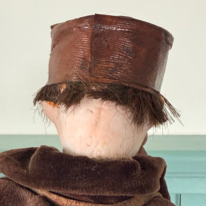 Antique German Organ Grinder Monkey Automaton Recknagel Bisque Head c1900