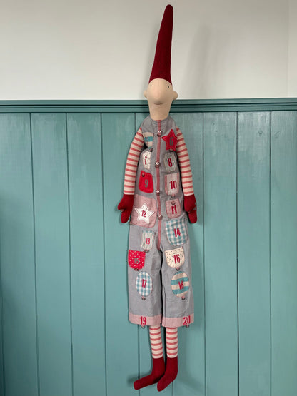 Vintage Maileg Giant Pixy Advent Calendar Boy 150cm