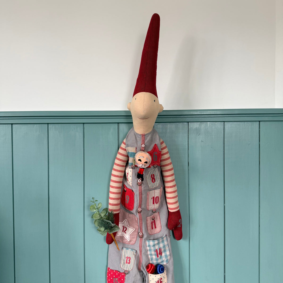 Vintage Maileg Giant Pixy Advent Calendar Boy 150cm
