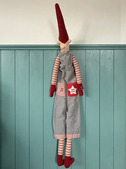 Vintage Maileg Giant Pixy Advent Calendar Boy 150cm