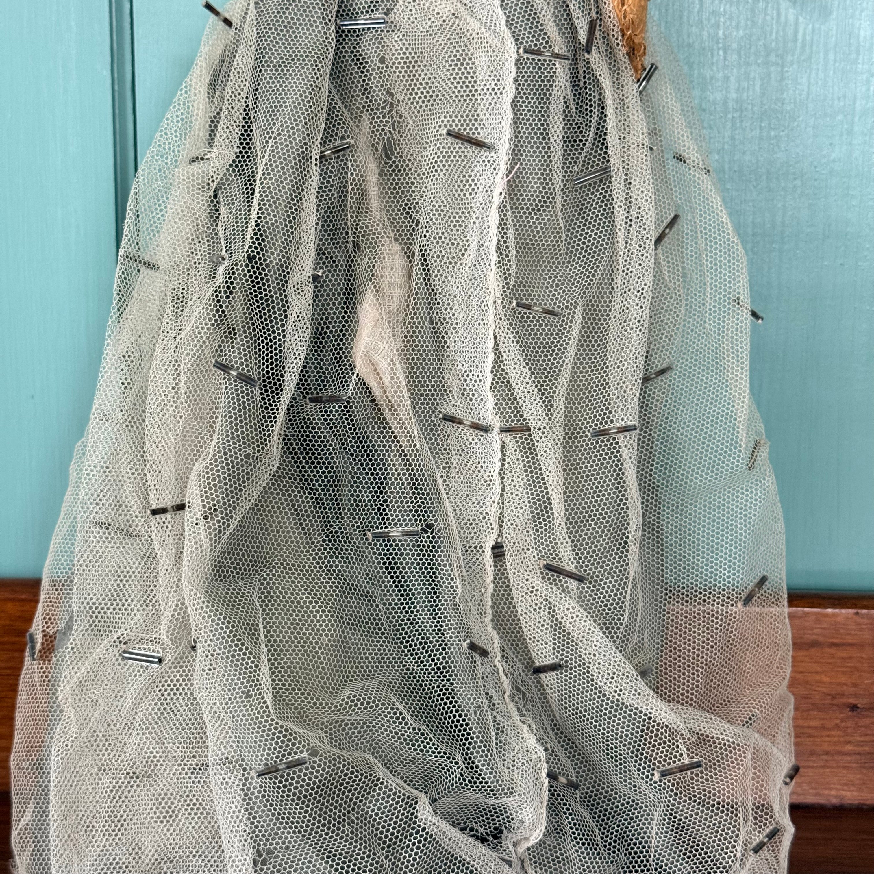 Antique Victorian Wax Over Shoulder Head Doll in Original Style Costume c.1870