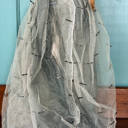 Antique Victorian Wax Over Shoulder Head Doll in Original Style Costume c.1870