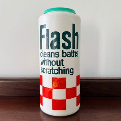 Flash Bathroom Cleaner Shaker Vintage P&amp;G Advertising Container