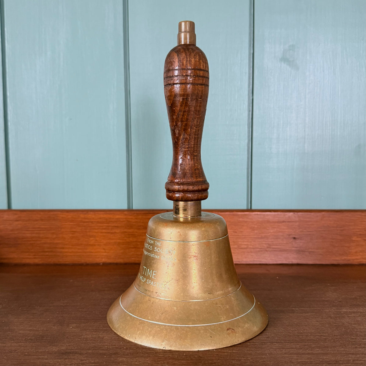 Vintage Spastics Society Charity Bell – “Time to Help Spastics”