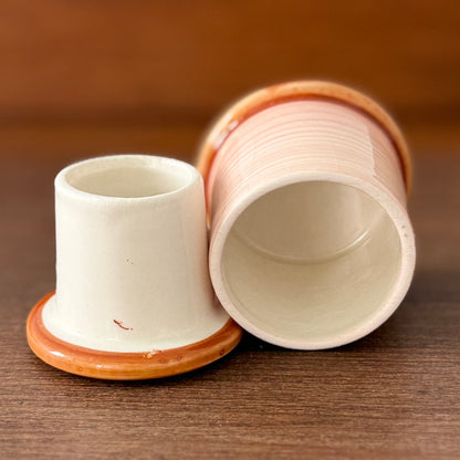 Dewhurst Sylko Three Shells Ceramic Cotton Reel Pot Pink