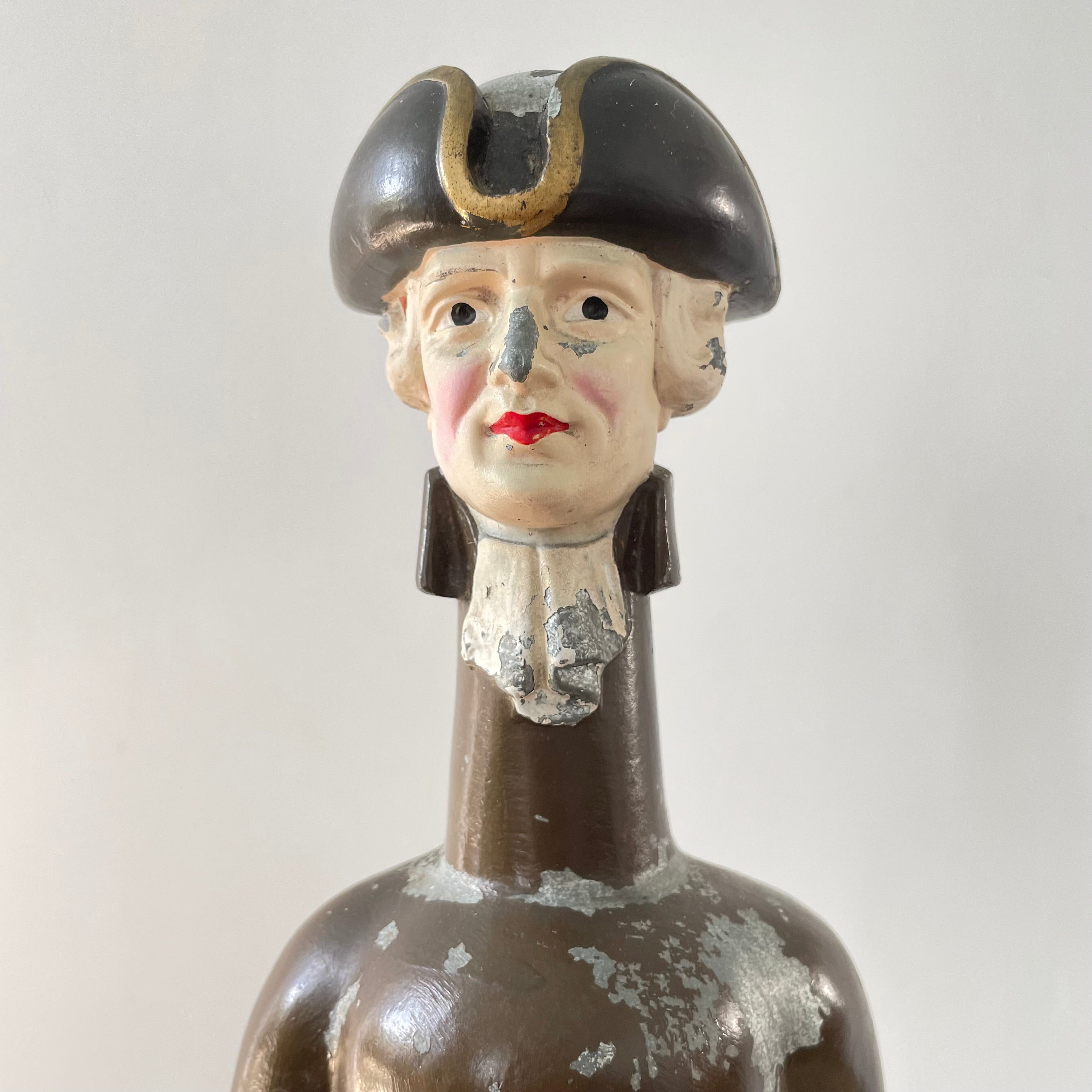 Antique Whitbread’s Pale Ale Toby Advertising Figure – Cast Metal Pub Display c.1930s