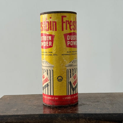 Freshbin Dustbin Powder Vintage Advertising Tin Unopened