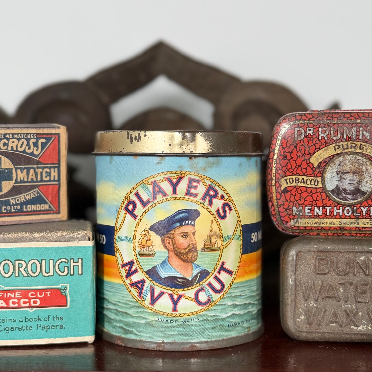 Vintage Tobacco Tin &amp;amp; Smoking Collectables Group Players Drimney Dunhill