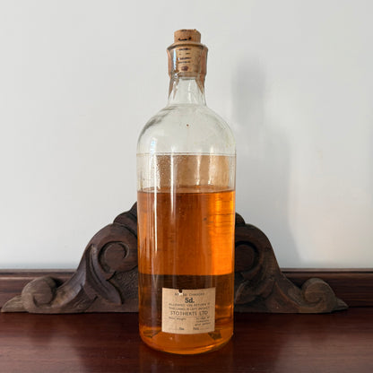 Vintage Leetho Insecticide Bottle Stotherts Atherton Original Label