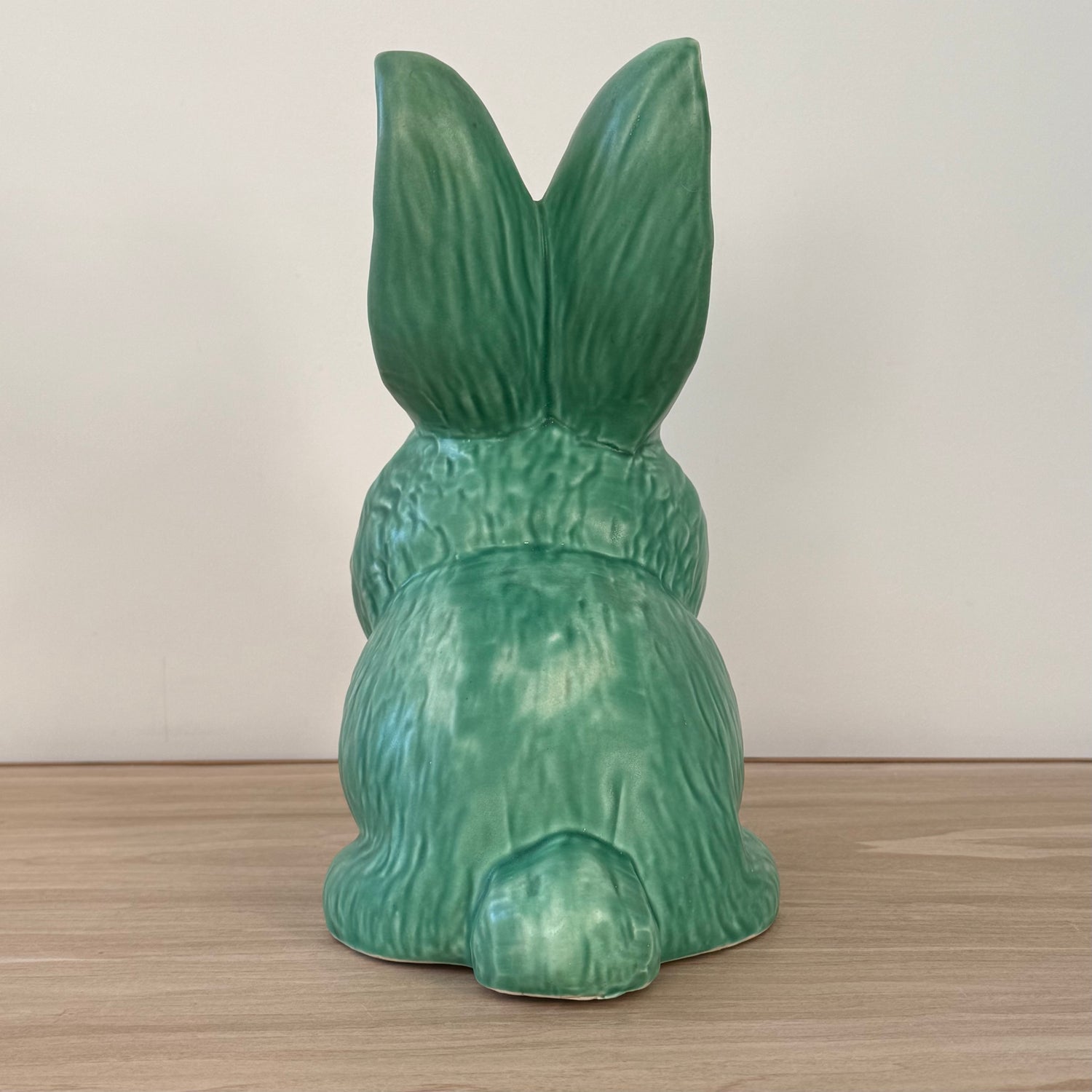 Large Sylvac Green Rabbit Model 1028 Vintage Pottery Figure 25cm